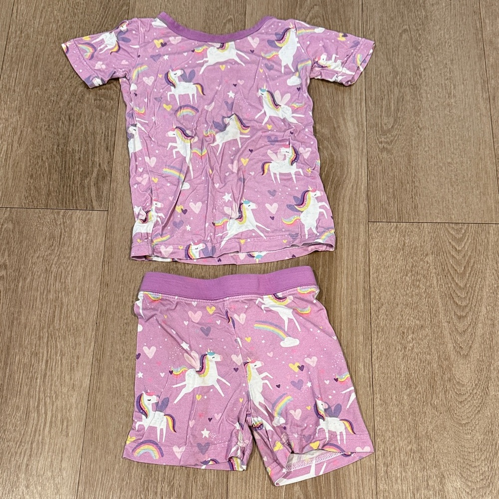 Little Sleepies Sienna’s Unicorn Dreams Kids Pajama Set - Pink